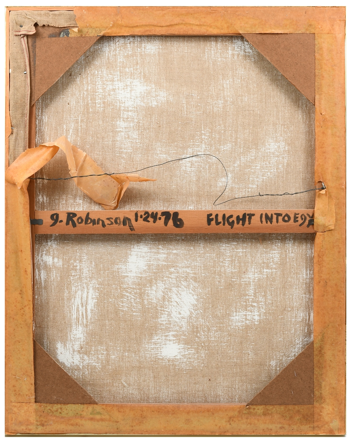 Artwork by Guy Robinson, ''Flight into Egypt'', Made of Oil/Canvas