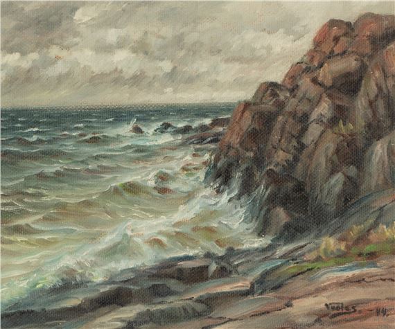 Sea landscape by R. Vuolas