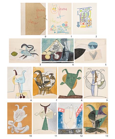 Pablo Picasso Faunes Et Flore Dantibes 1960 Mutualart