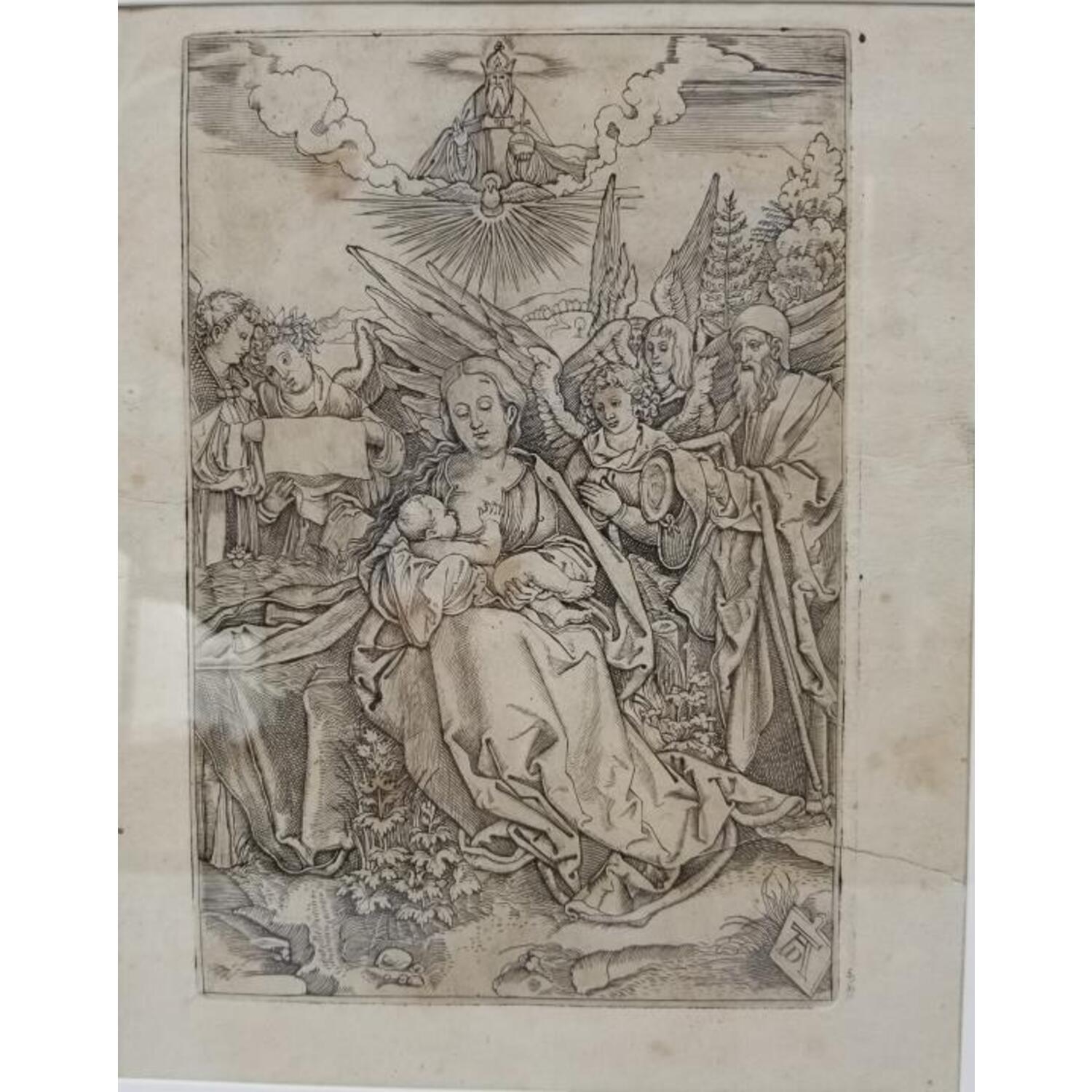 Albrecht Dürer | The Holy Family with Five Angels | MutualArt