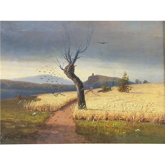 Armenian Farm by Georgii Zakharovitch Bashindzhagian, 1894