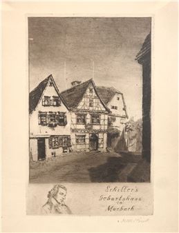 Schiller's birthplace in Marbach - H. M. Störck