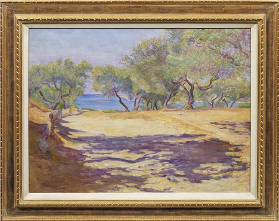 Südliche Landschaft by Eugène Boch , circa 1890