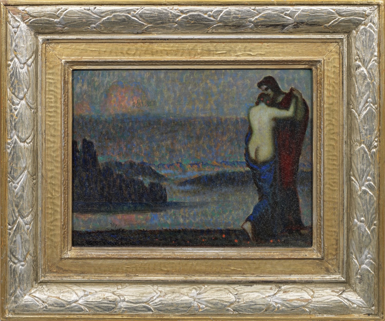 Artwork by Adolf Frey-Moock, Morgenröte, Made of Oil on cardboard