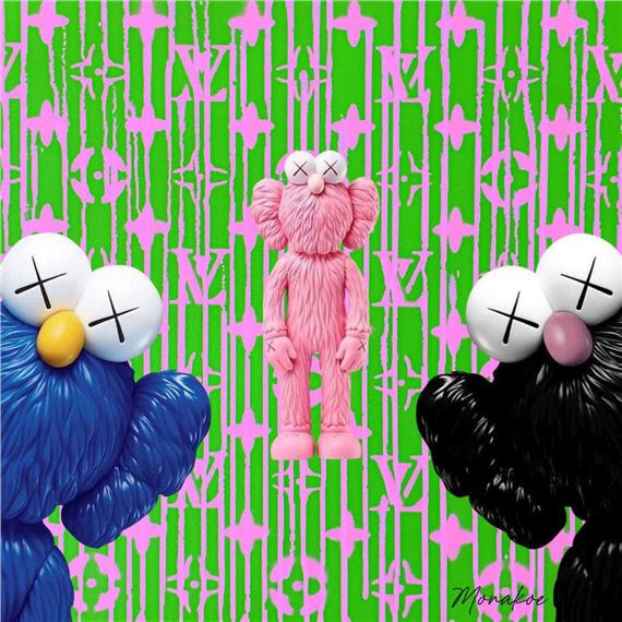 Monakoe | Kaws x Louis Vuitton | MutualArt