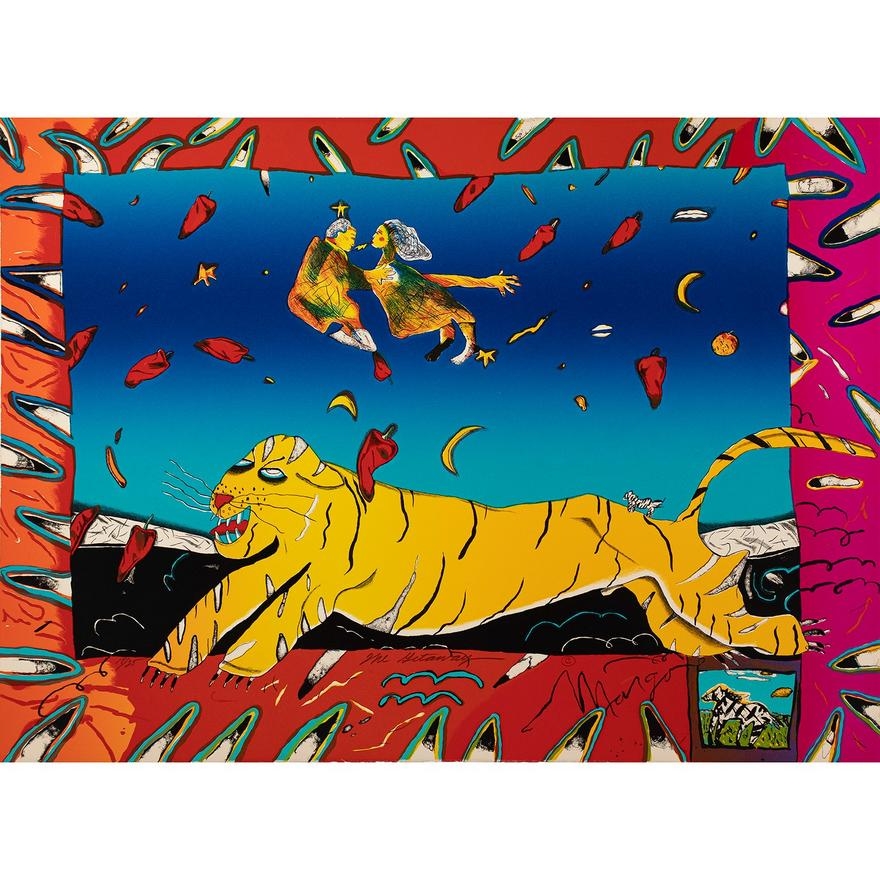 Artwork by Margo Humphrey, The Getaway, Made of color lithograph