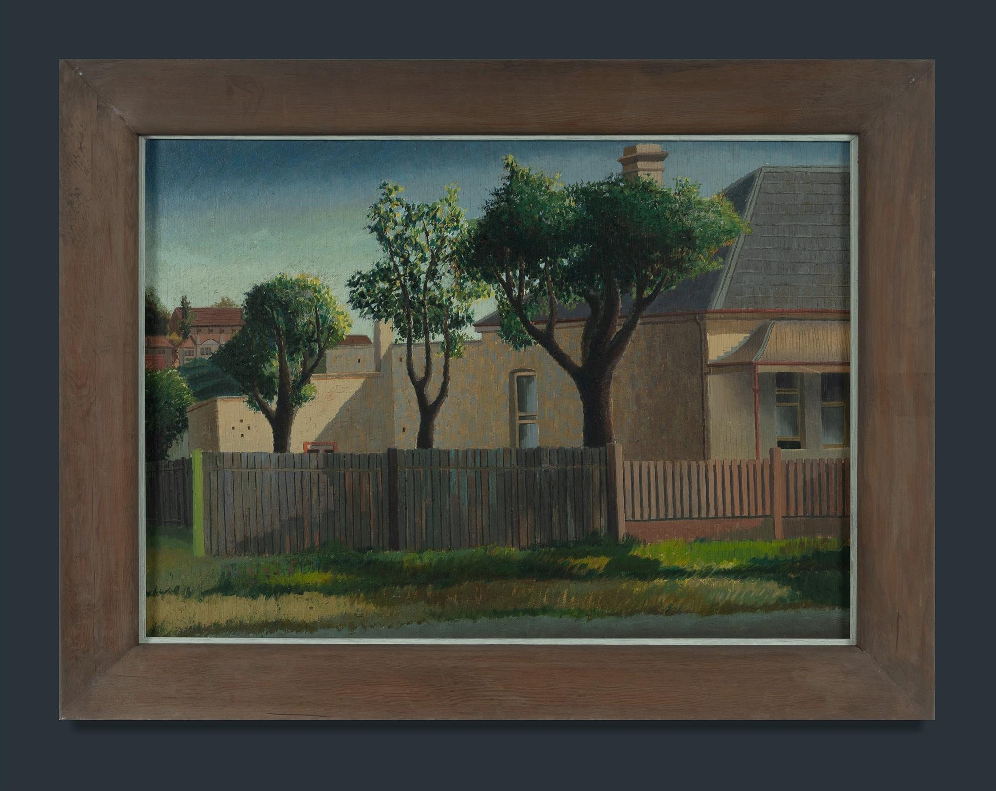 Artwork by Alexander Muir, Across the Road (Bassett St, Hurstville), Made of Oil on Ply