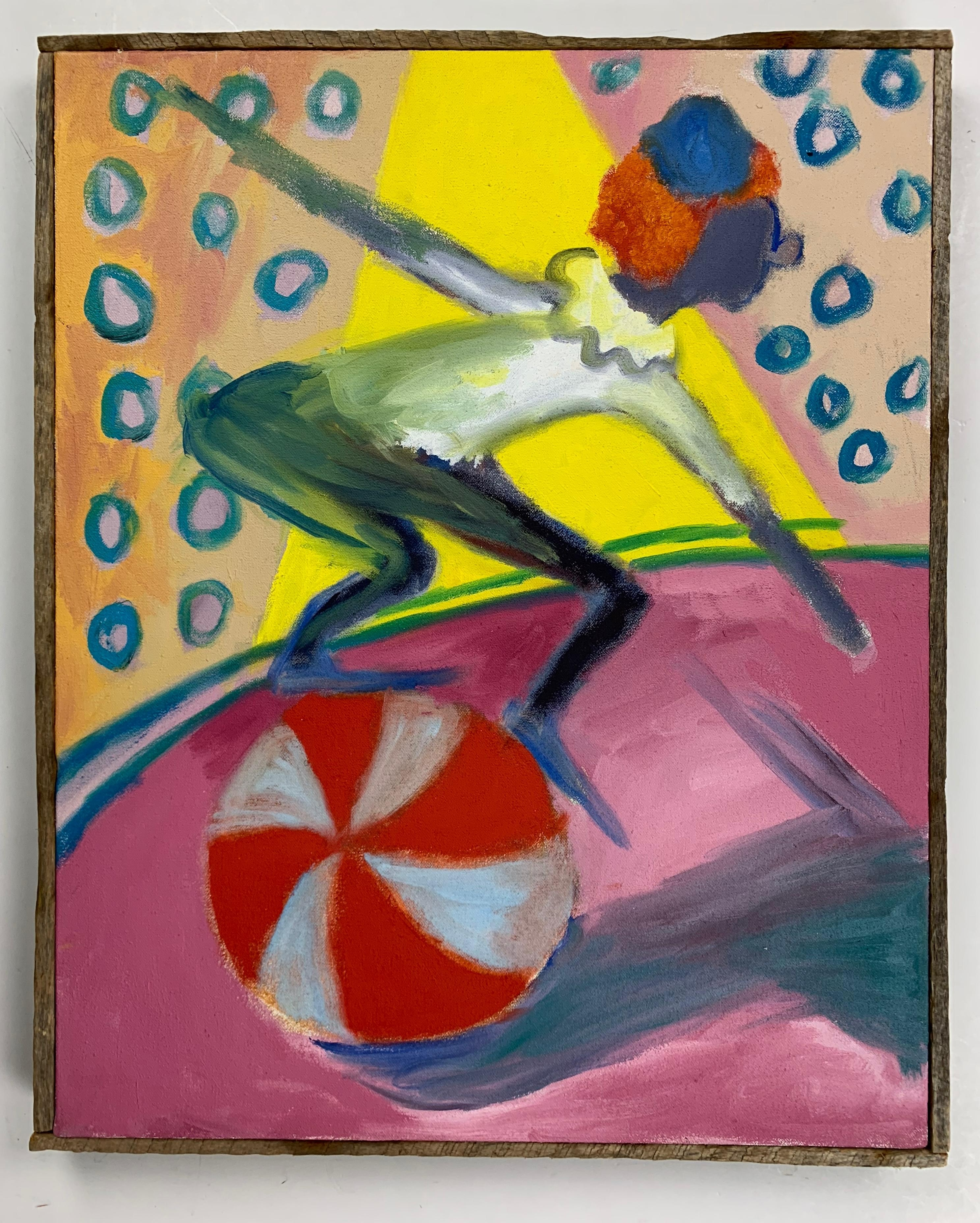 Artwork by Phyllis Sklar, Balancing, Made of Oil On Canvas