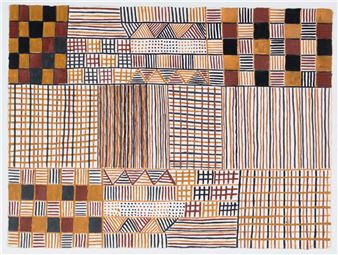 Tiwi Ochres on Paper - Queenscliff Gallery