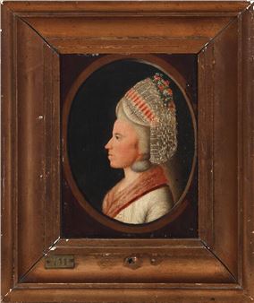 Portrait of a woman in a white dress - Paul Ipsen