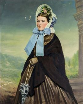 Portrait of Lady - Otto Paul Merkel