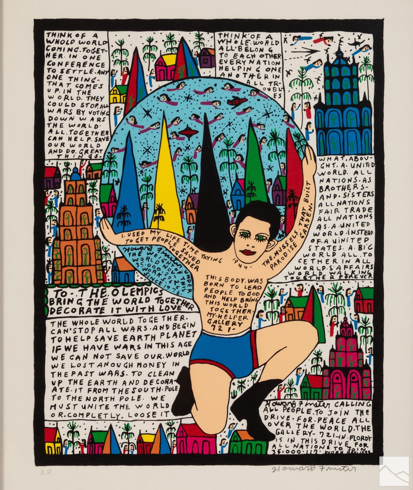 Howard Finster Painting