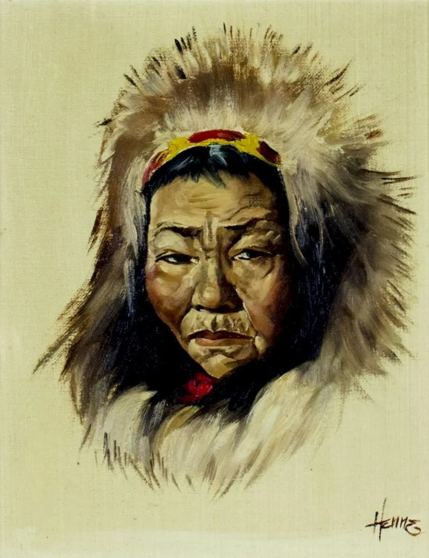 Ellen Henne Goodale | Portrait of Eskimo Woman | MutualArt