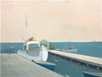 Boat at Dock - Nicolai Afonchikov