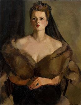 'Untitled study of a lady' - Vivien J. Buley
