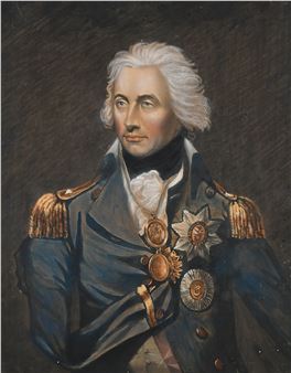 Portrait of Horatio Nelson, 1st Viscount Nelson (1758-1805), half-length, wearing uniform - L. P. Hope
