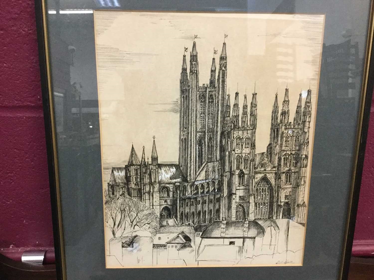 English School | 20th Century English School pen and ink study of a ...