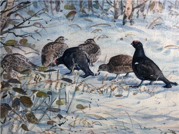 Peter Partington | Peter Partington, contemporary, watercolour - Black ...