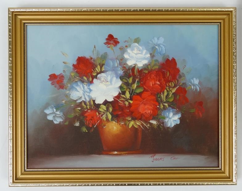 Robert Bruce Cox Two framed original oil paintings Still life