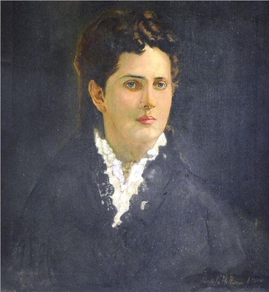 Portrait of a young woman by James Goodwin McManus, 1905