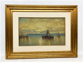 "Atardecer en el puerto" - A. Sulker