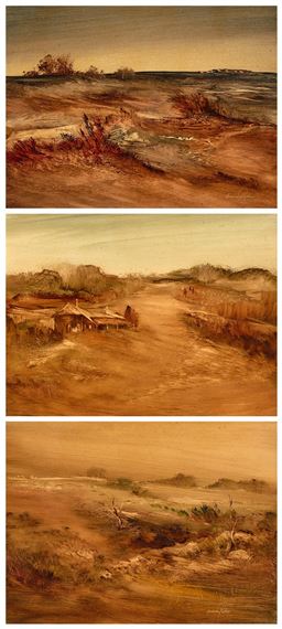 Open Plain, Westerly, Old Farmhouse by Norman Robins