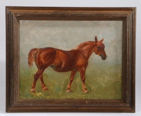 George Thomas Rope | Horse in Landscape | MutualArt