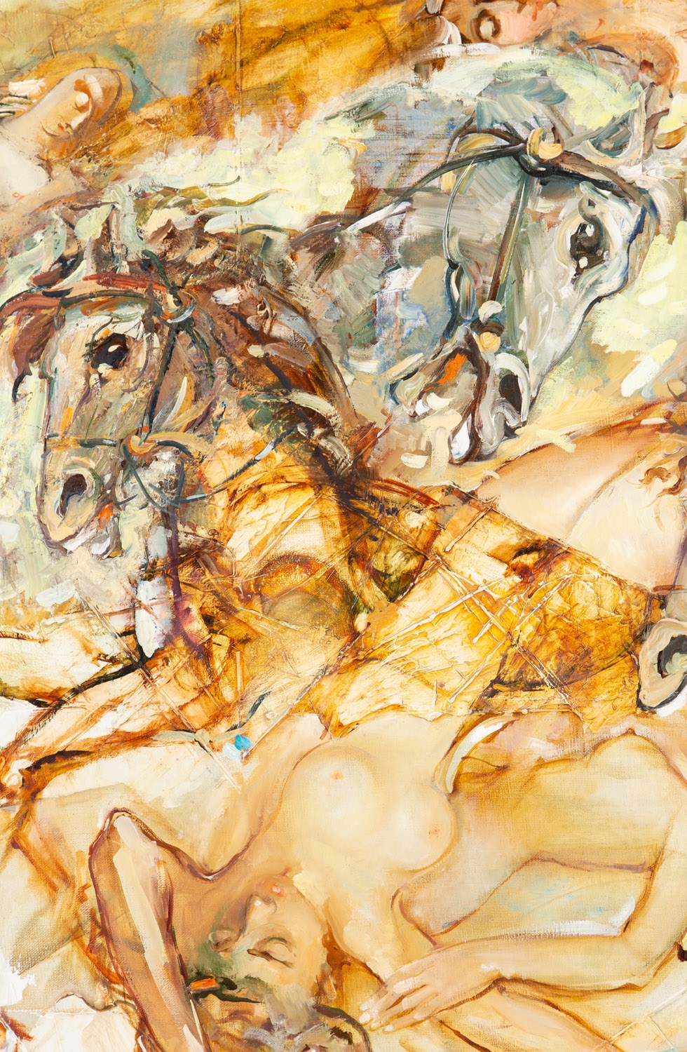 Artwork by Sergey Ivanov, The Amazons, Made of oil/canvas