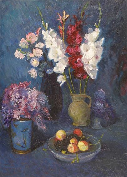 Flowers and Fruits by Aleksey Yakovlevich Kuzin, 1965