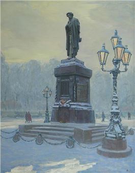 Frost and Sunshine, Lovely morning - Aleksey Yakovlevich Kuzin