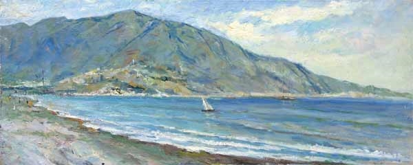 Artwork by Victor Aleksandrovich Ferber, Bay, Made of Canvas, oil