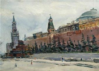 Red Square. Sketch - Boris Yakovlev