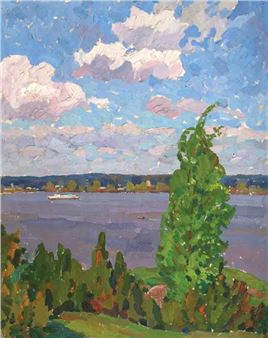 The Volga near Vasilsursk - Alexei Ivanovich Butov