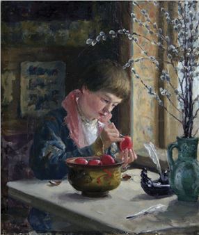 Easter preparations - Sergei Dmitrievich Miloradovich