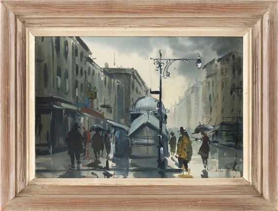 "Rainey [ sic ] Day - New York". by Jerri Ricci