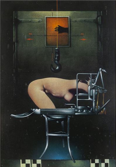 Il Gancio (Studio con figura) - Sergio Sarra