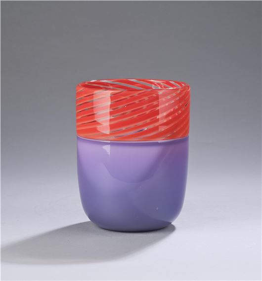 A vase by Charles Meaker