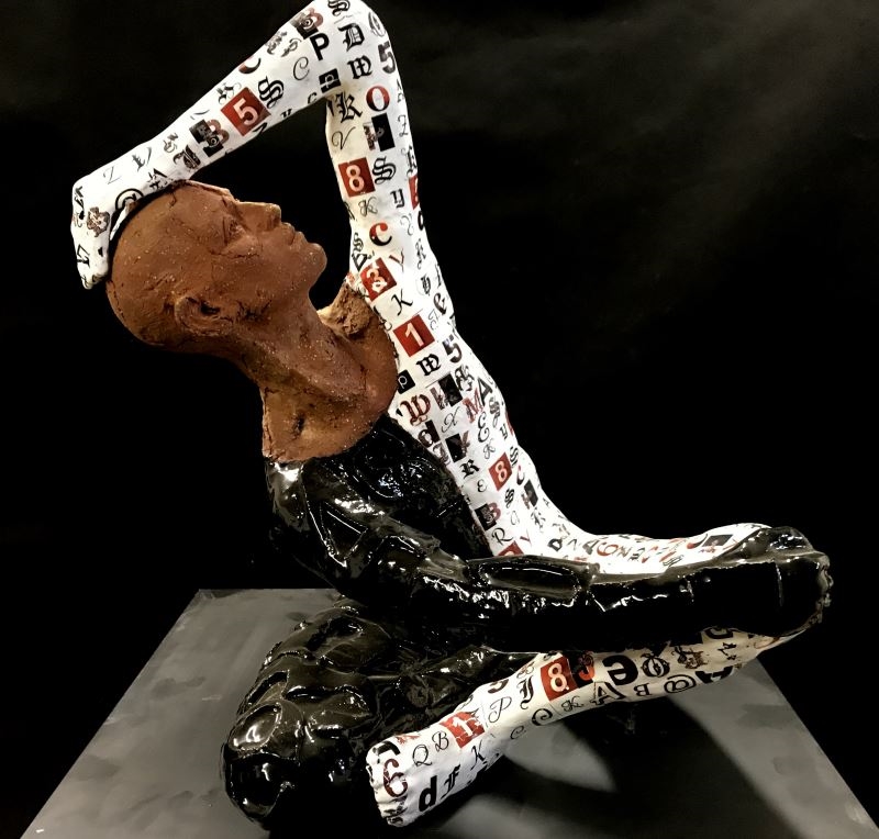 Artwork by Marek Zyga, By My Man, Made of Pottery