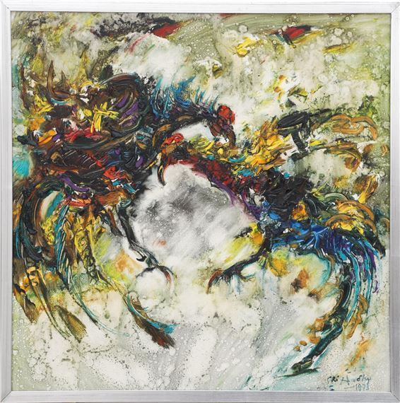 Abstracte compositie (II) by Sri Hadhy, 1973