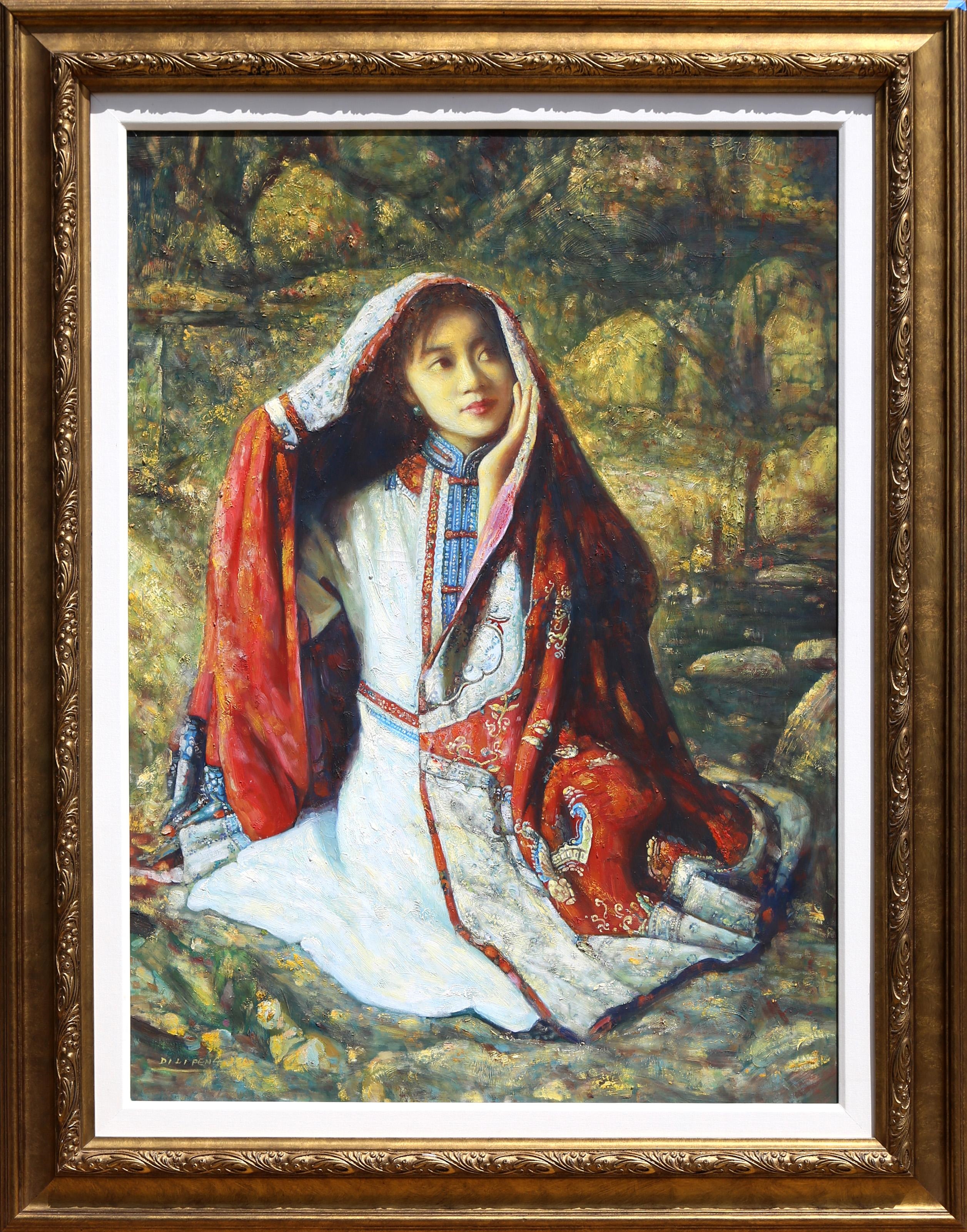Di Li Feng | Girl in Traditional Clothing (Circa 2000) | MutualArt