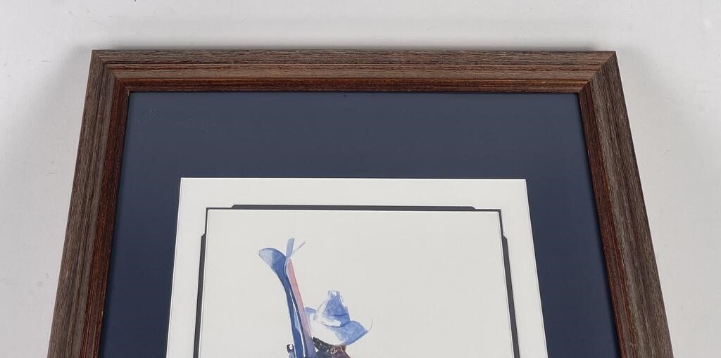 Karen Rae | Skiing Cowboy | MutualArt