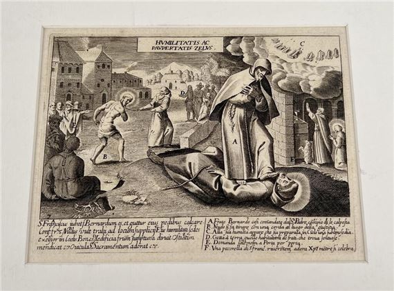 Otto Venius Van Veen St Francis Book Engraving by Otto van Veen