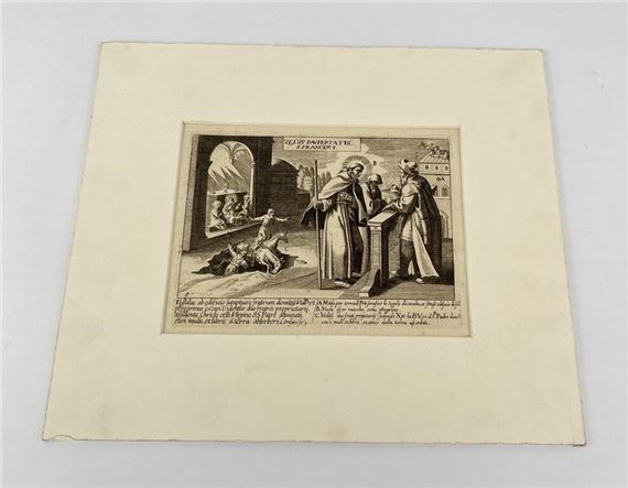 St Francis Book Engraving by Otto van Veen