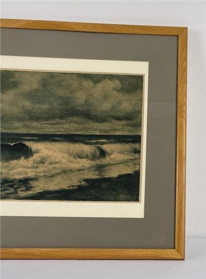 Joseph Henry Sharp | Joseph Henry Sharp Monotype Print Hawaii Coast ...