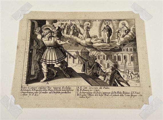 Otto Venius Van Veen St Francis Book Engraving by Otto van Veen