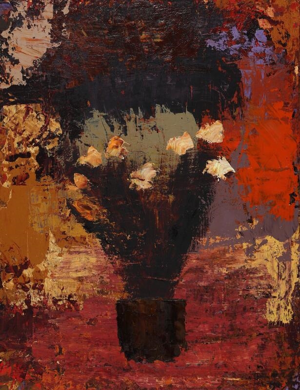 Lars Dan | Composition with flower | MutualArt