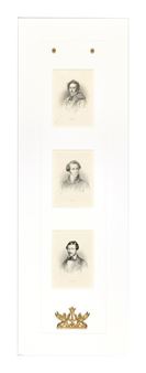portraits of the composers Gaetano Donizetti, Vincenzo Bellini - Charles Alphonse Deblois