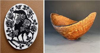 Sculptural Woodworks by Stephen Tofield at Salt Pond Studio