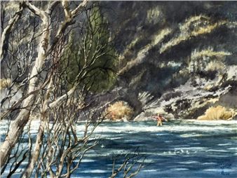 Fly Fishing, Klamath OR - Hewitt C Wells