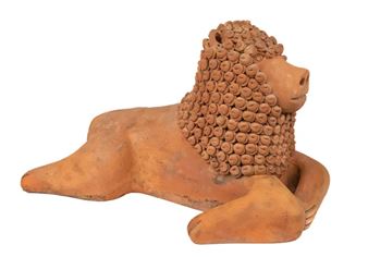 Leão Descansando no Sol - Manuel Borges da Silva